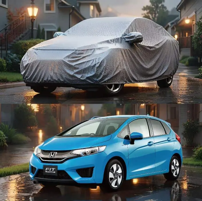 Honda Fit Hybrid Maximus Non Woven Car Top Cover - Model 2010-2013 - Scratchproof Waterproof 1