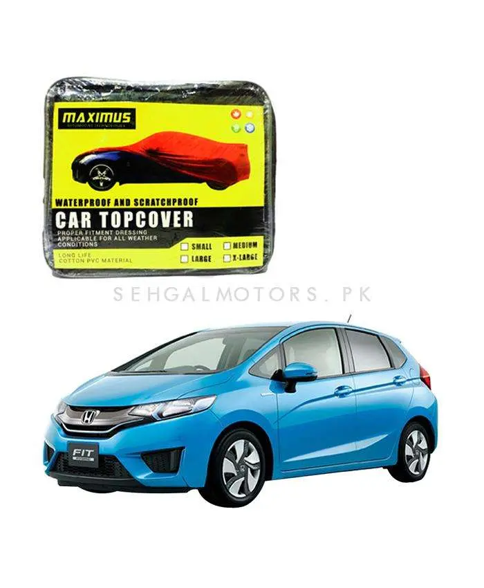 Honda Fit Hybrid Maximus Non Woven Car Top Cover - Model 2010-2013 - Scratchproof Waterproof 2