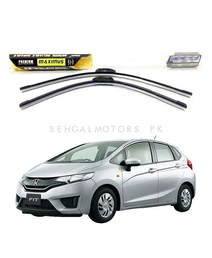 Honda Fit Maximus Premium Silicone Wiper Blades - Model 2013-2017 1