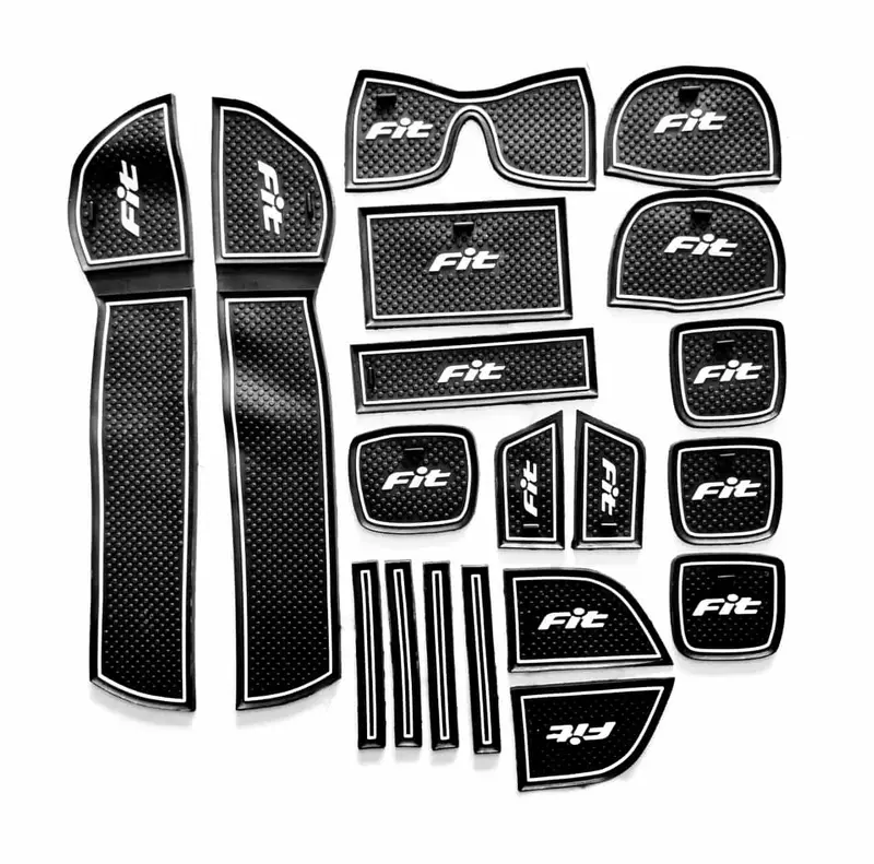 Honda Fit Pvc Interior Mats White - Model 2013-2019 2013 - 2019 2