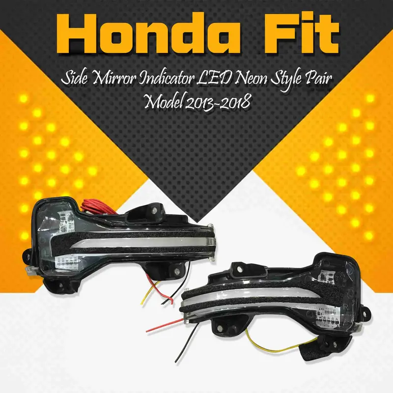 Honda Fit Side Mirror Indicator Led Neon Style Pair - Model 2013-2018 1
