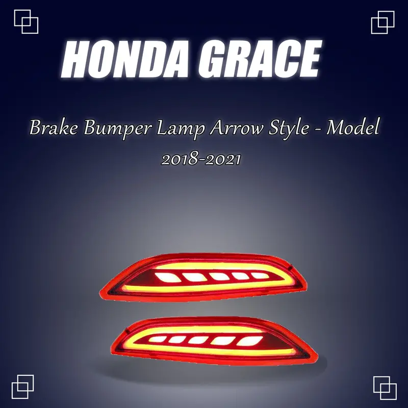 Honda Grace Back Bumper Third Brake Lamp Arrow Style 2018 - 2025 1