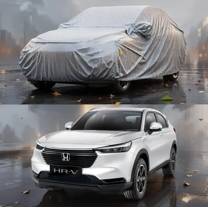 Honda Hr-V Maximus Non Woven Car Top Cover 2022-2023 - - Scratchproof And Waterproof - Without Belt 1