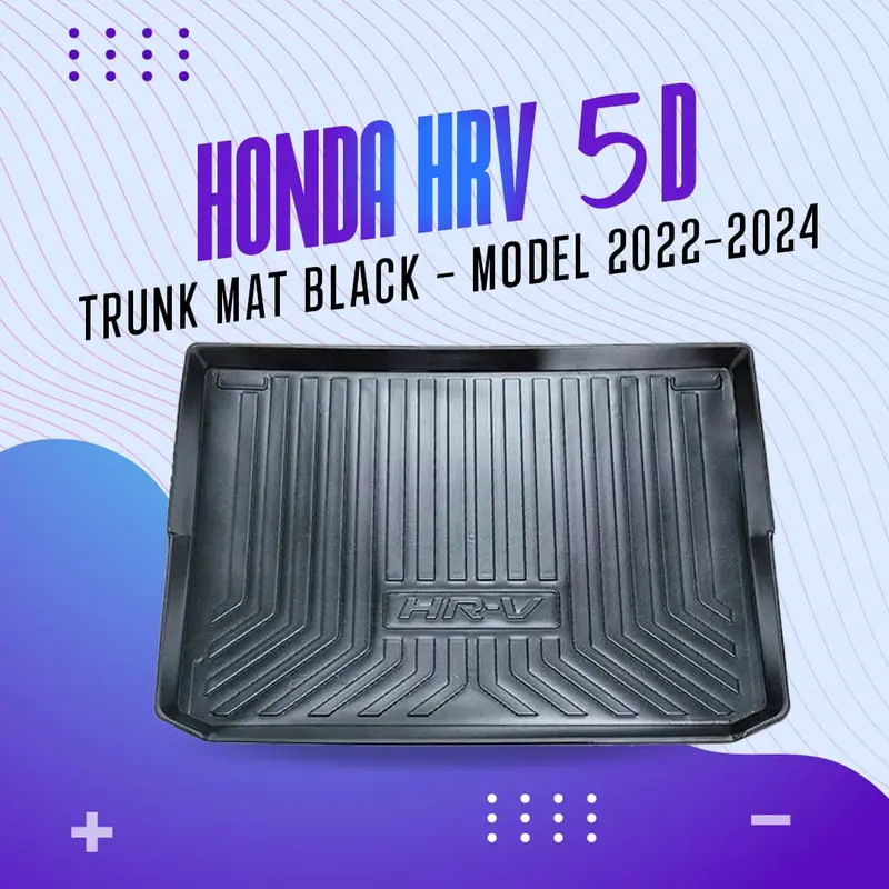 Honda Hrv 5D Tpe Trunk Mat Black 2022 - 2025 1