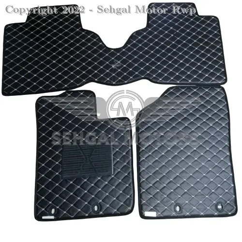 Honda Hrv 7D Eco Floor Mat Black With (Black Or Beige Stitch) Model 2017-2021 2
