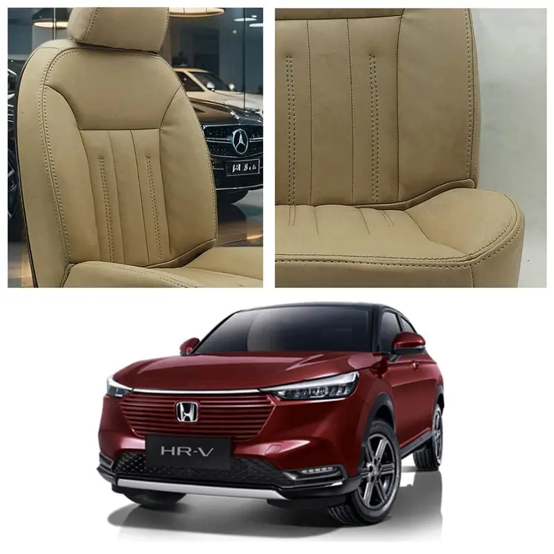 Honda Hrv Audi Design Beige Seat Covers 2022 - 2026 1
