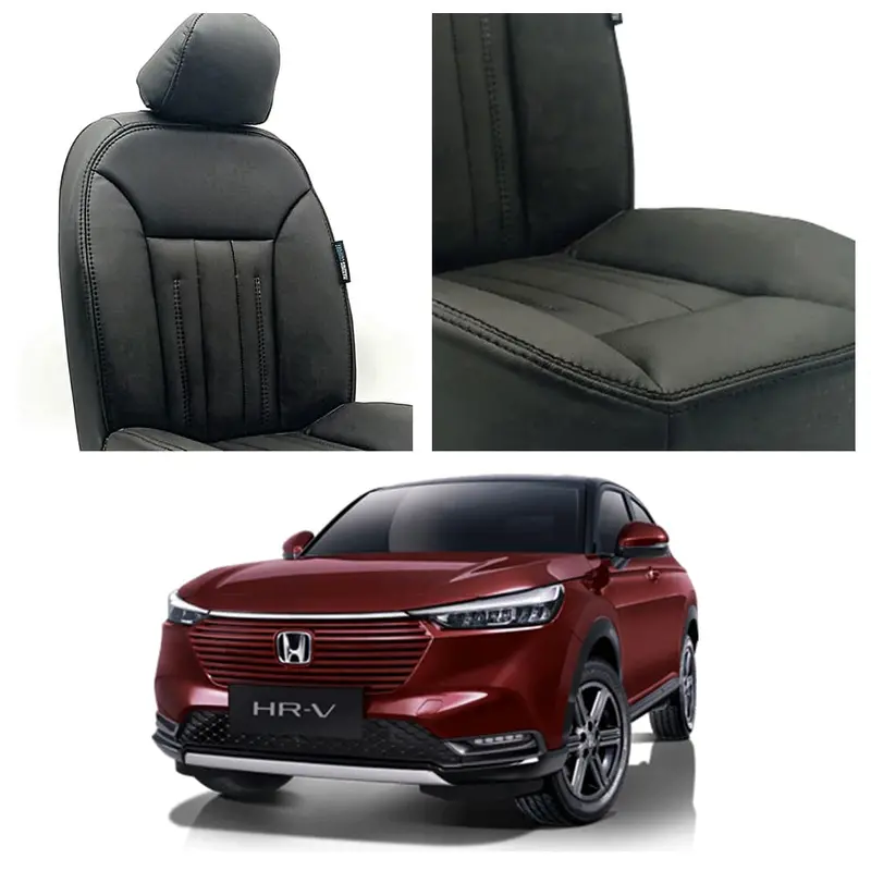 Honda Hrv Audi Design Black Seat Covers 2022 - 2026 1