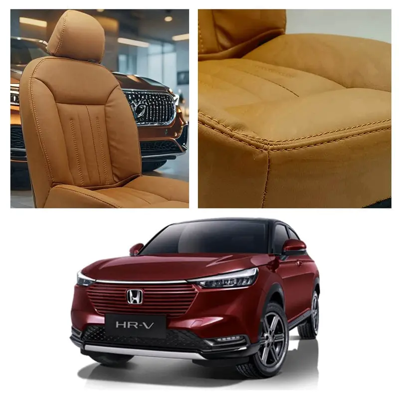 Honda Hrv Audi Design Brown Seat Covers 2022-2023 1