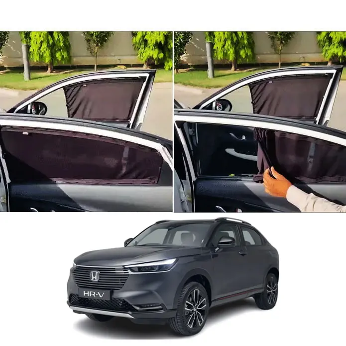 Honda Hrv Custom Fit Retractable Curtains 2022-2024 2022 - 2025 - Sun Shade - Parda 1