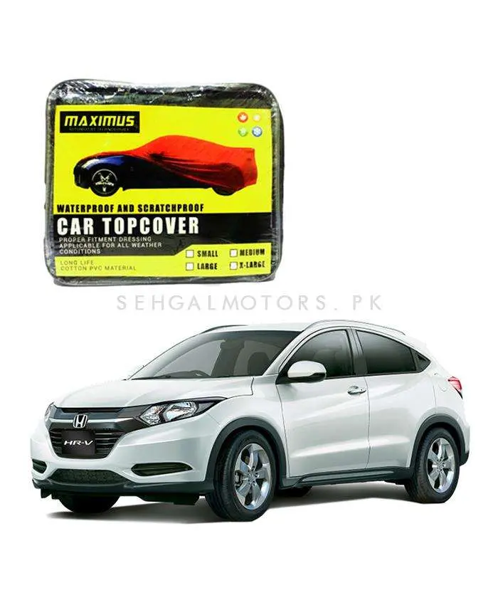 Honda Hrv Maximus Non Woven Car Top Cover 2022 - 2025 - - Scratchproof Waterproof - Without Belt 2