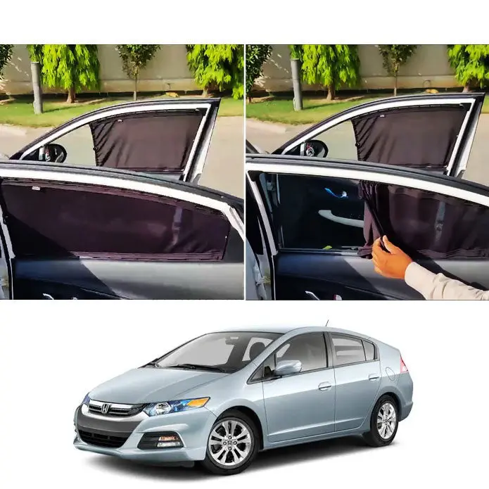 Honda Insight Custom Fit Retractable Curtains 2009 - 2014 - Sun Shade - Parda 1