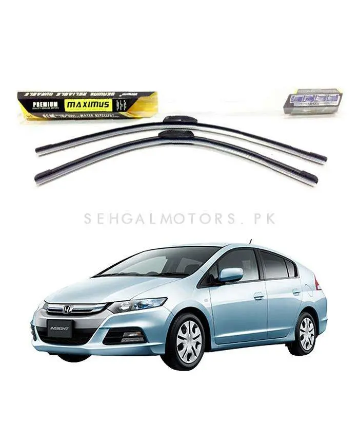 Honda Insight Maximus Premium Silicone Wiper Blades - Model 2009-2014 1