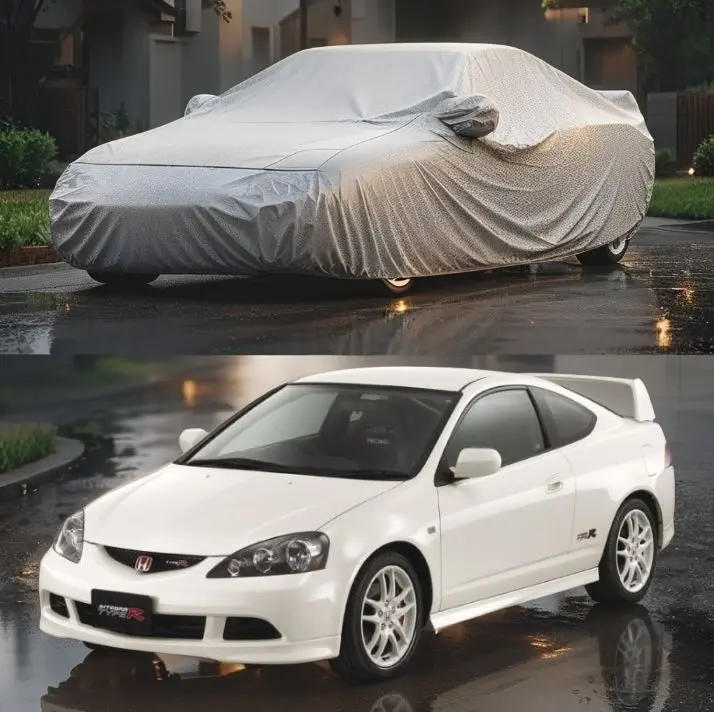 Honda Integra Maximus Non Woven Car Top Cover - Model 2001-2006 - - Scratchproof And Waterproof - Without Belt 1