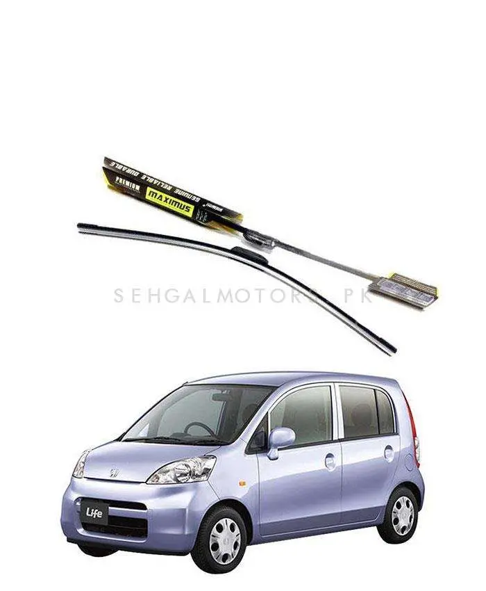 Honda Life Maximus Premium Silicone Wiper Blades - Model 2003-2008 1