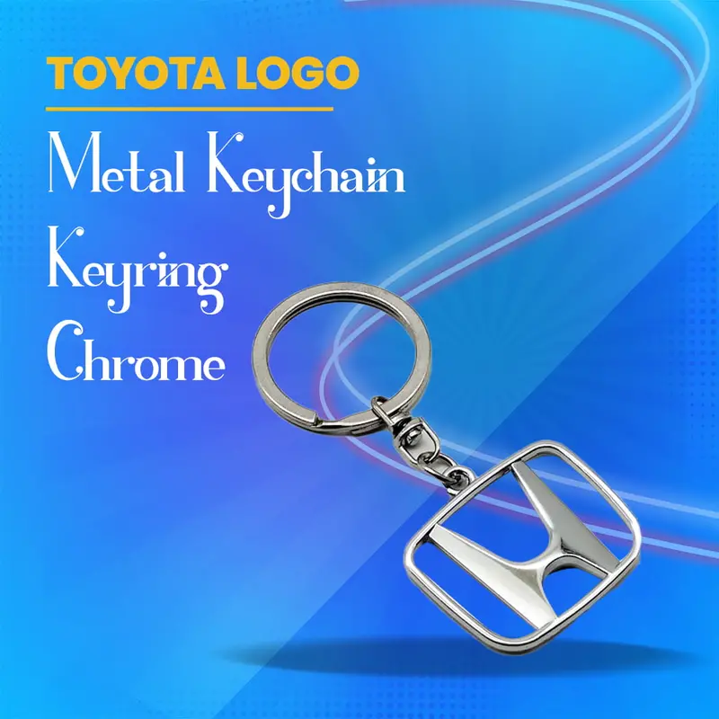Honda Logo Metal Keychain Keyring With Chrome 1