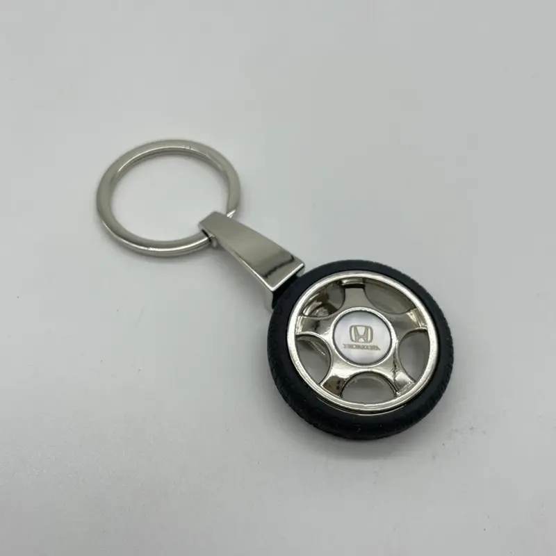 Honda Logo Tire Tyre Keychain Keyring 2