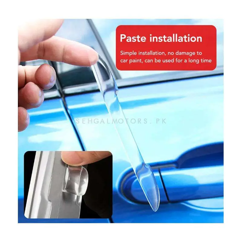 Honda Logo Transparent Door Guards - Side Door Edge Protector 2