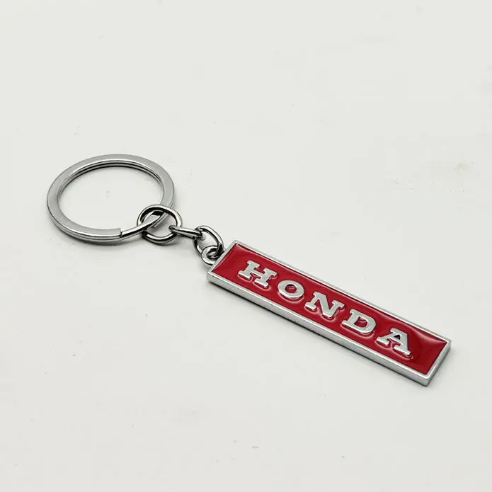 Honda Metal Keychain Keyring - Red 2