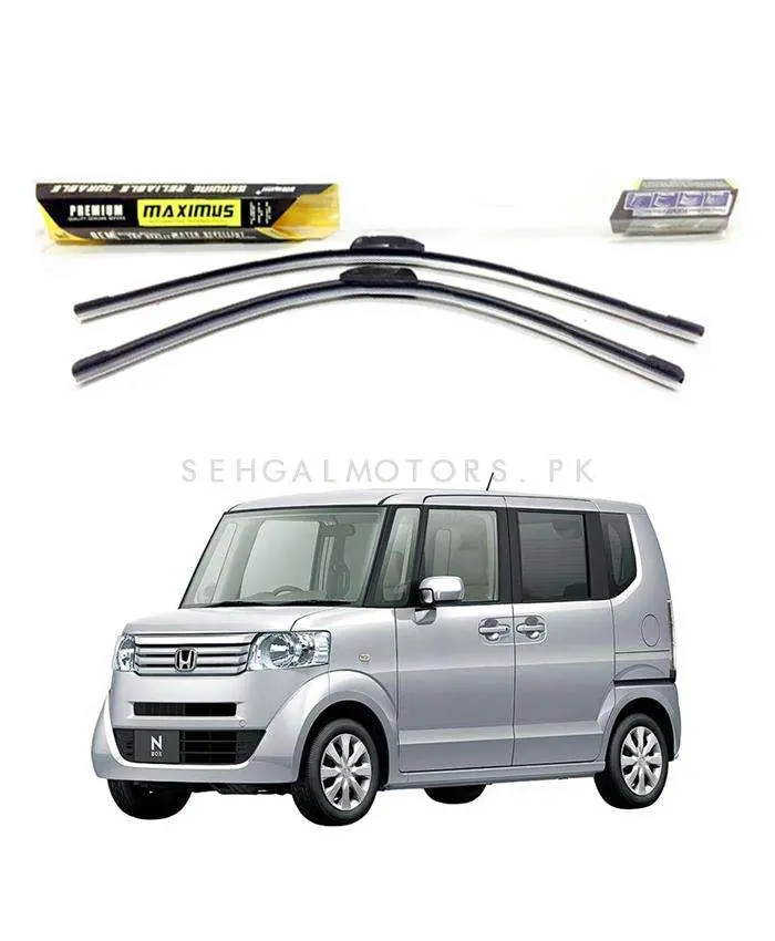 Honda N-Box Maximus Premium Silicone Wiper Blades 2011 - 2017 1