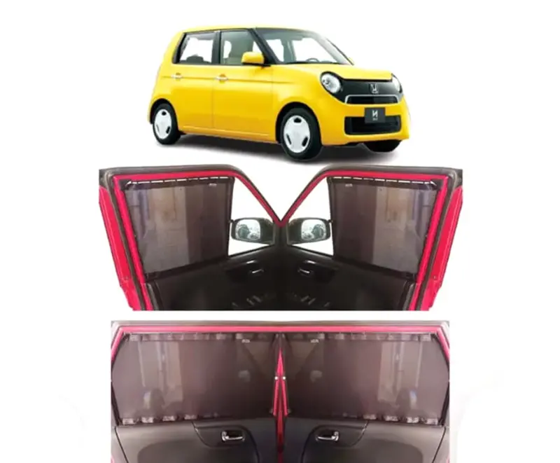Honda N-One Custom Fit Retractable Curtains 2022 - 2024 - Sun Shade - Parda 2