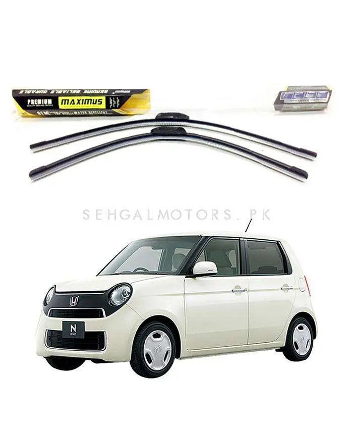 Honda N-One Maximus Premium Silicone Wiper Blades 2012 - 2017 1