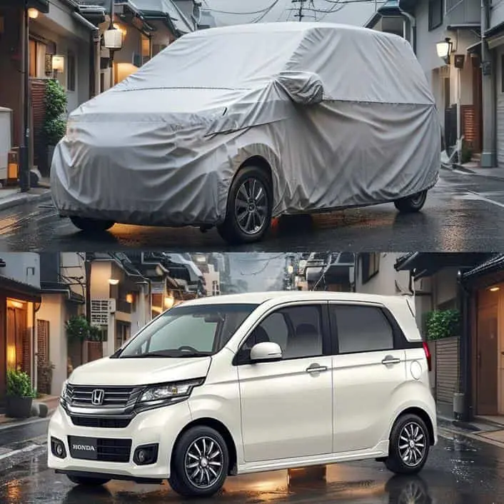 Honda N Wagon Maximus Non Woven Car Top Cover 2013 - 2018 - Scratchproof Waterproof 1