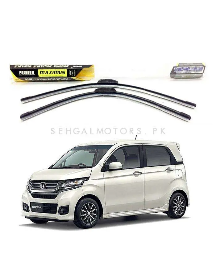 Honda N Wagon Maximus Premium Silicone Wiper Blades 2013 - 2018 1