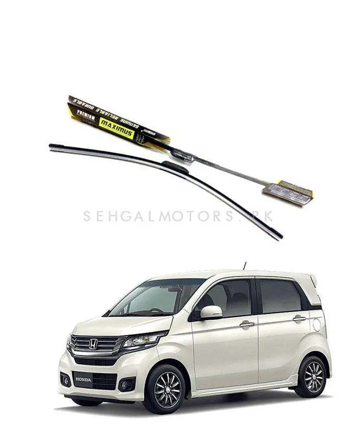 Honda N Wagon Maximus Premium Silicone Wiper Blades 2013 - 2018 1