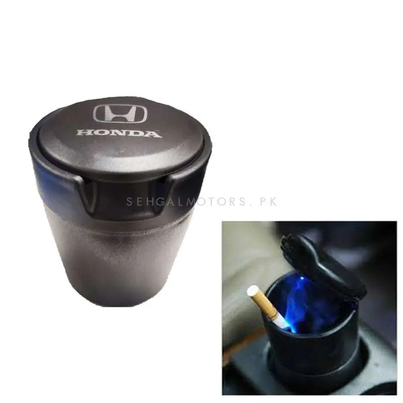 Honda Portable Car Ashtray Black With Logo For Smokers 1