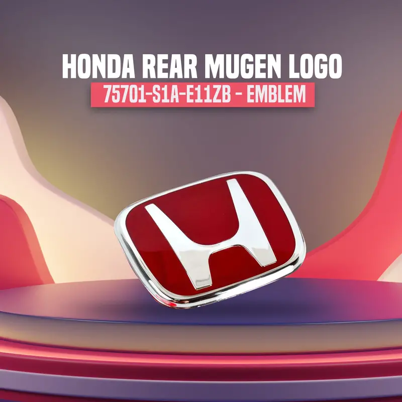 Honda Rear Mugen Logo - 75701-S1a-E11zb 1