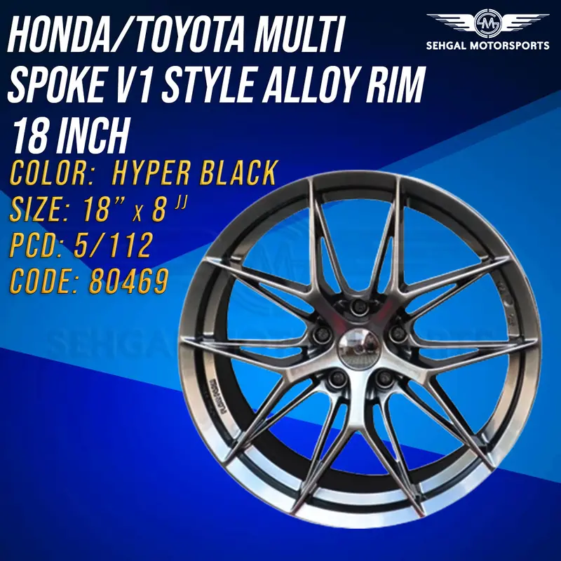Honda/Toyota Multi Spoke Advance Style Alloy Rim 18 Inch (80469) 2