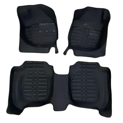 Honda Vezel 5D Custom Floor Mat Black 3 Pcs 2013 - 2025 1