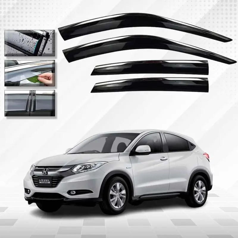 Honda Vezel Air Press/Sunvisor With Chrome Model 2013-2018 1