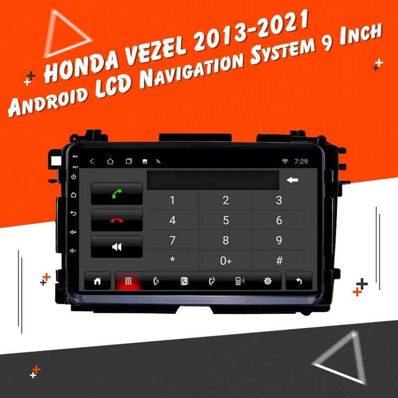 Honda Vezel Android Lcd Black 9 Inches 2013 - 2025 1