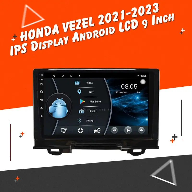 Honda Vezel Android Lcd Black 9 Inches 2021 - 2025 1