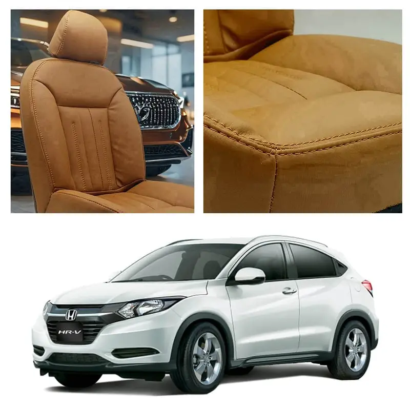 Honda Vezel Audi Design Brown Seat Covers 2013 - 2025 1