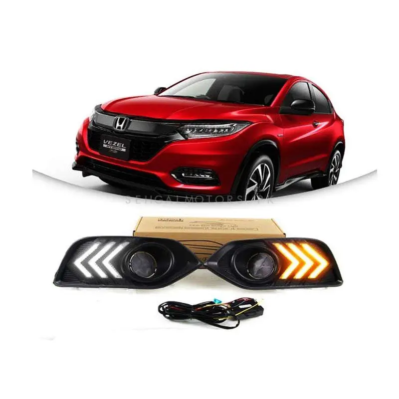 Honda Vezel Fog Lamps Lights Drl Covers Rs Shape 2018 - 2021 2