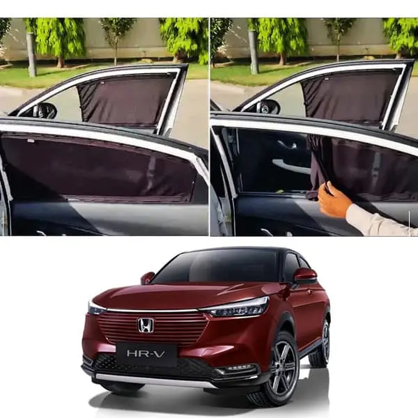 Honda Vezel Hrv 3Rd Gen Custom Fit Retractable Curtains 2022 - 2025 1