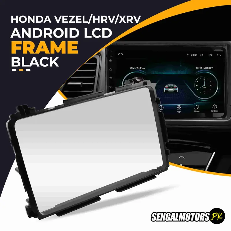 Honda Vezel / Hrv / Xrv Android Lcd Frame With Grip  9 Inches  - Black 2014-2018 1