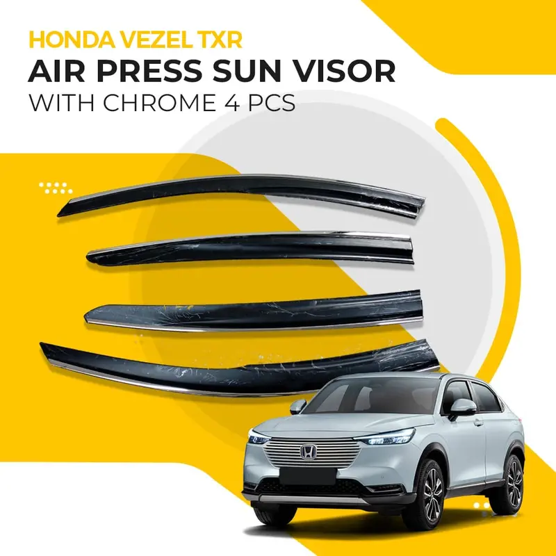 Honda Vezel Maximus Txr Air Press Sun Visor With Chrome 2013 - 2025 1