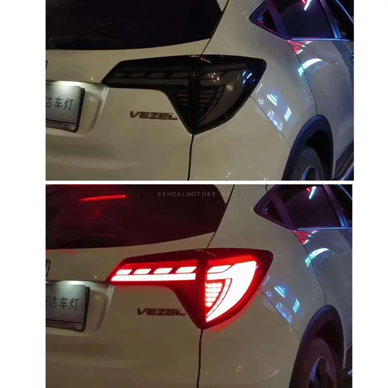 Honda Vezel Sequential Back Lamps Lights Full Smoke 2013 - 2025 2