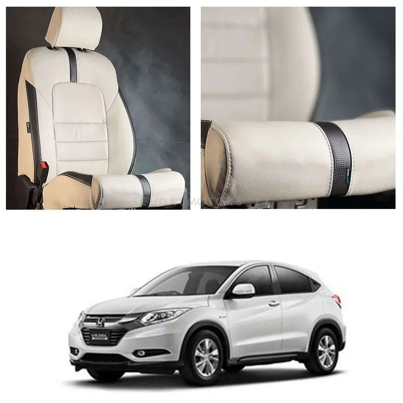 Honda Vezel Type R Beige Black Seat Covers 2013 - 2025 1