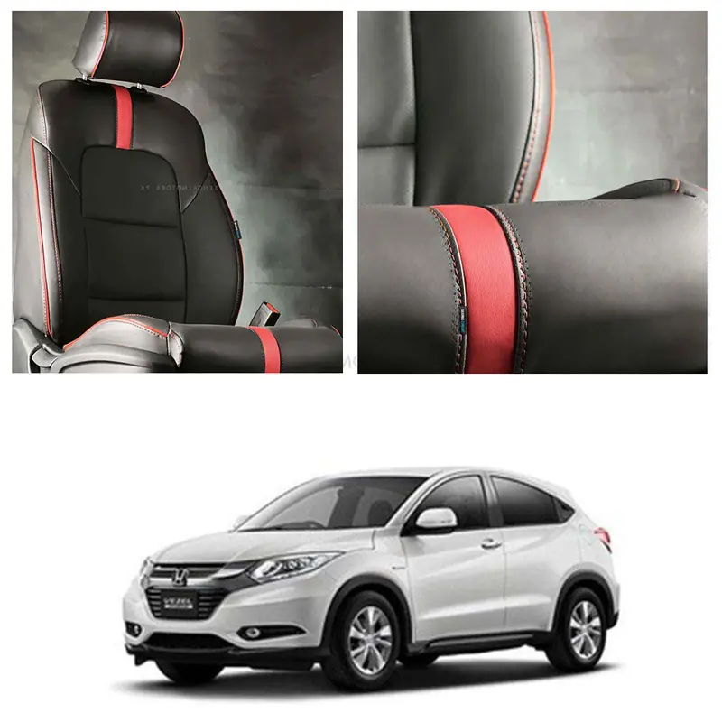Honda Vezel Type R Black Red Seat Covers 2013 - 2025 1