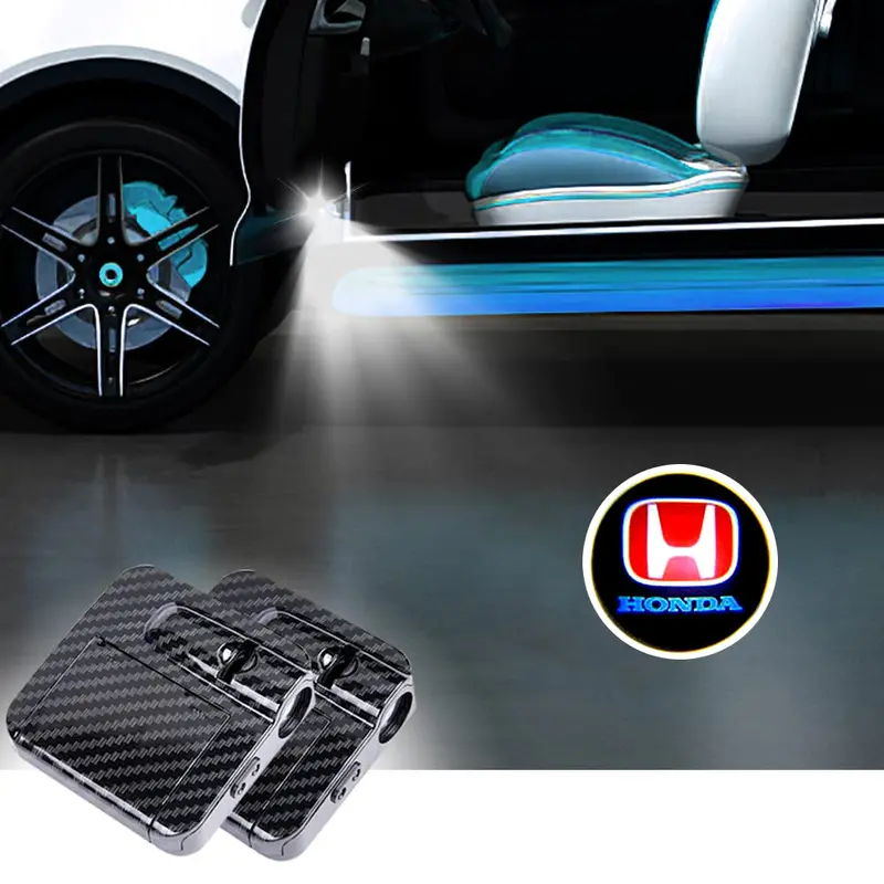 Honda Wireless Ghost Shadow Welcome Lights | 2Pcs Logo Projectors - 2 Pcs Logo Projectors 2
