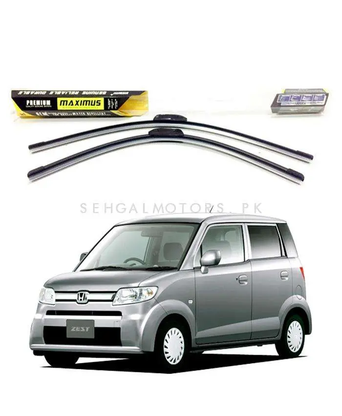 Honda Zest Maximus Premium Silicone Wiper Blades - Model 2006-2012 1