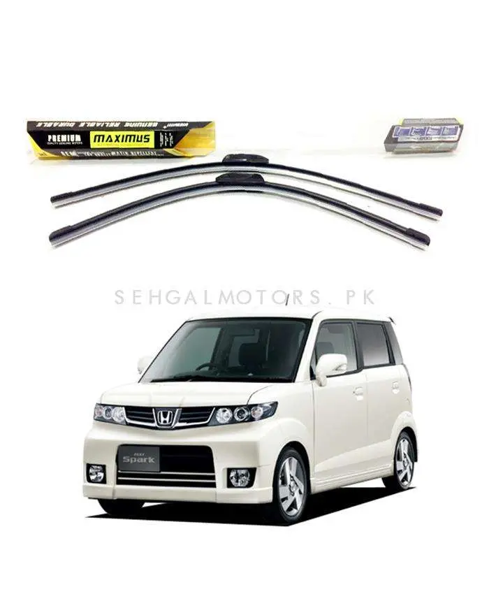Honda Zest Spark Maximus Maximus Premium Silicone Wiper Blades - Model 2008-2011 1