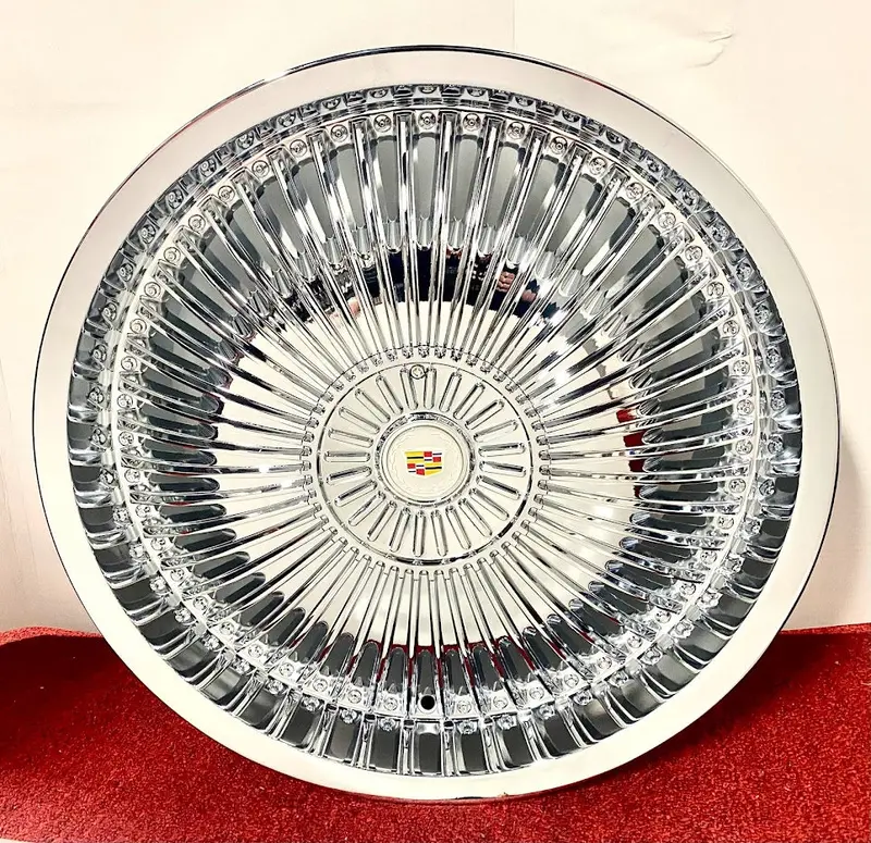"Houston" Chrome 20" X 8.5" Set Of 4 Wheels Fits Most Cadillac 5X115 Dts Deville 1