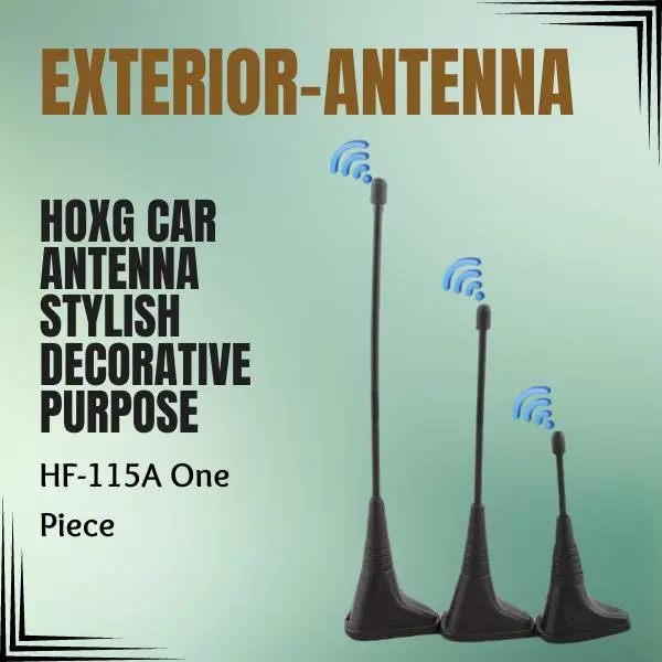 Hoxg Car Antenna Stylish Decorative Purpose Hf-115A One Piece 1