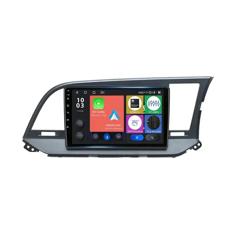 Hyndai Elantra Android Lcd Black 9 Inches 2021 - 2024 2