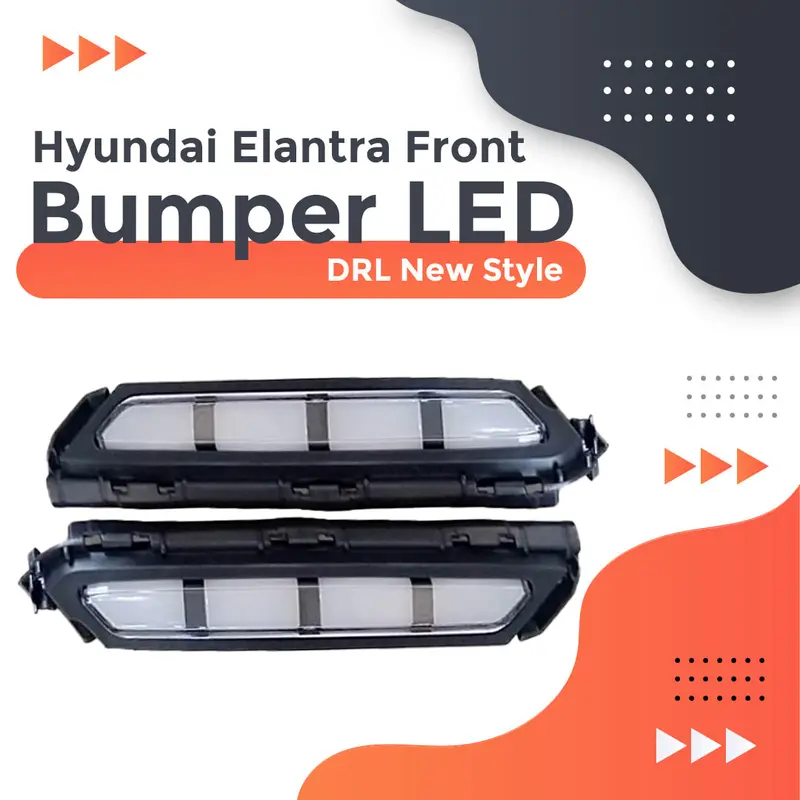 Hyundai Elantra Front Bumper Led Drl 2021 - 2024 1